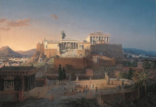Афинский Акрополь в древности